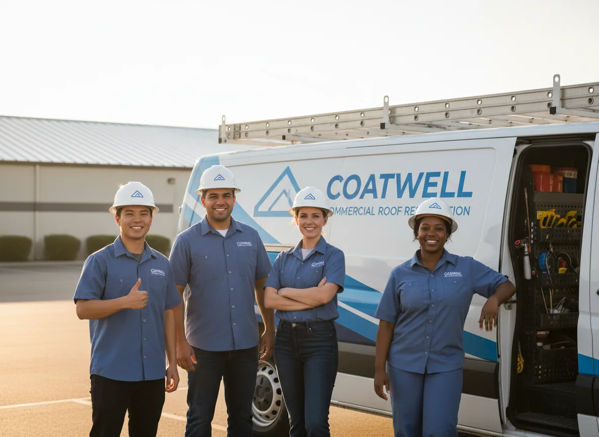 Commercial roof coating company in Elwell, MI